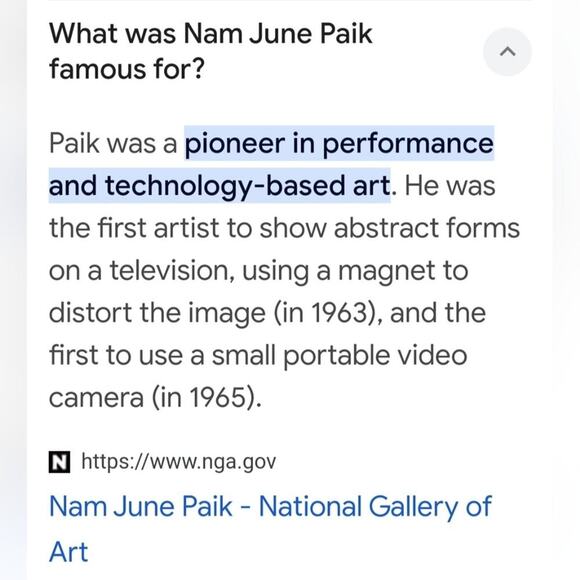 Nam June Paik 1985 The Future is Now Art Work The Gallery Store Artist Tote Bag - Picture 13 of 14